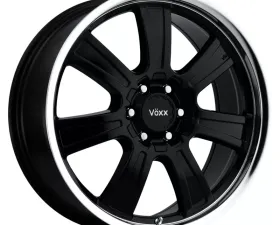 Voxx Turin 20x8.5 6x127135 39mm Gloss Black Mirror Machined Lip wMirror Machined Lip