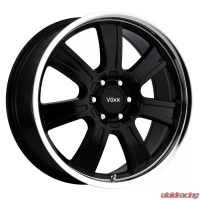 Voxx Turin 20x8.5 6x127135 39mm Gloss Black Mirror Machined Lip wMirror Machined Lip - TUR 285-6002-39 GBL