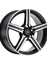Voxx Como Gloss Black W/Machined Face Wheel 17x8 5x108/114.3 40mm                                     - COM 775-5008-40 GBM - Image 2