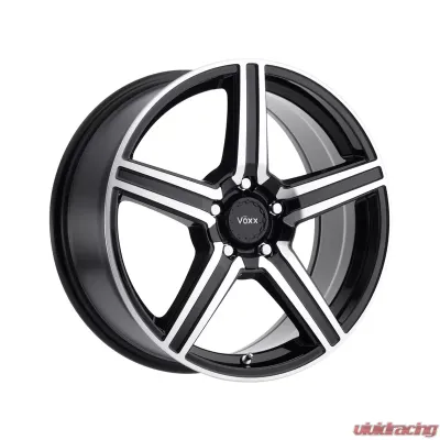 Voxx Como Gloss Black W/Machined Face Wheel 17x8 5x108/114.3 40mm - COM 775-5008-40 GBM