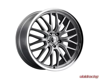 Voxx Wheels Masi Wheel 17x7.5 5x114.3 40 SLGLMM Silver Mirror Machined LIP - MAS 775-5114-40 SML