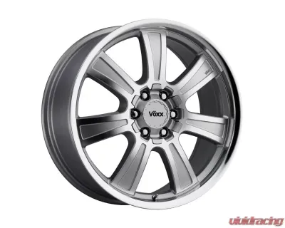 Voxx Wheels Turin Wheel 17x8.5 6x127/135 39 SLMMMM Silver Mirror Machined Face and Lip - TUR 785-6002-39 SMF