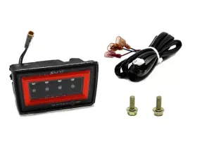 SMY Performance F1 V3 Hyperflash Rear Brake Light (RBL) Clear w/ DRL Red Light Bar Subaru WRX | STI 2011-2014