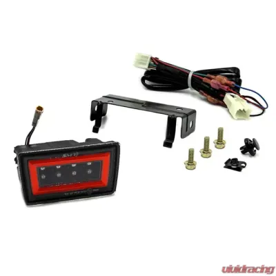 SMY Performance F1 V3 Hyperflash Rear Brake Light (RBL) Clear w/ DRL Red Light Bar Subaru WRX | STI 2015-2021 - SMY-F1V3-CLRD-VA