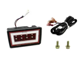 SMY Performance F1 V3 Hyperflash Rear Brake Light (RBL) Red w/ DRL White Light Bar Subaru WRX | STI 2011-2014