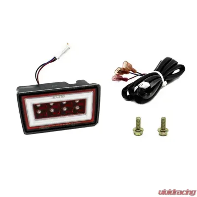 SMY Performance F1 V3 Hyperflash Rear Brake Light (RBL) Red w/ DRL White Light Bar Subaru WRX | STI 2011-2014 - SMY-F1V3-RDWH-GR