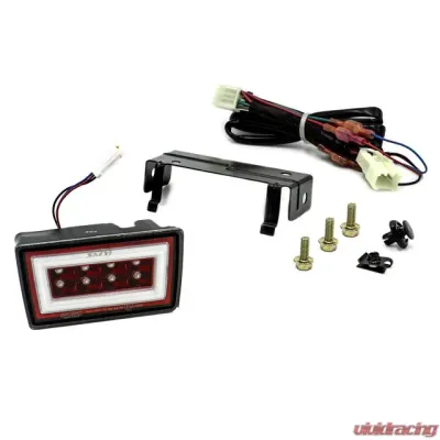 SMY Performance F1 V3 Hyperflash Rear Brake Light (RBL) Red w/ DRL White Light Bar Subaru WRX | STI 2015-2021 - SMY-F1V3-RDWH-VA