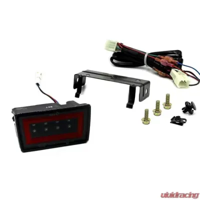 SMY Performance F1 V3 Hyperflash Rear Brake Light (RBL) Smoked w/ DRL Red Light Bar Subaru WRX | STI 2015-2021 - SMY-F1V3-SMRD-VA