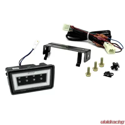 SMY Performance F1 V3 Hyperflash Rear Brake Light (RBL) Smoked w/ DRL White Light Bar Subaru WRX | STI 2015-2021 - SMY-F1V3-SMWH-VA