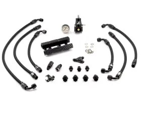SMY Performance Subaru Top Feed PTFE Fuel Line Kit Black Fuel Rails & Fuel Pressure Regulator Subaru WRX | STI 2008-2021