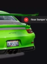 1016 Industries Carbon Fiber Rear Bumper Vent Surround for Porsche 991.2 GT3/GT3 RS 2018-2019                                     - 991.2.3RS.06 - Image 4