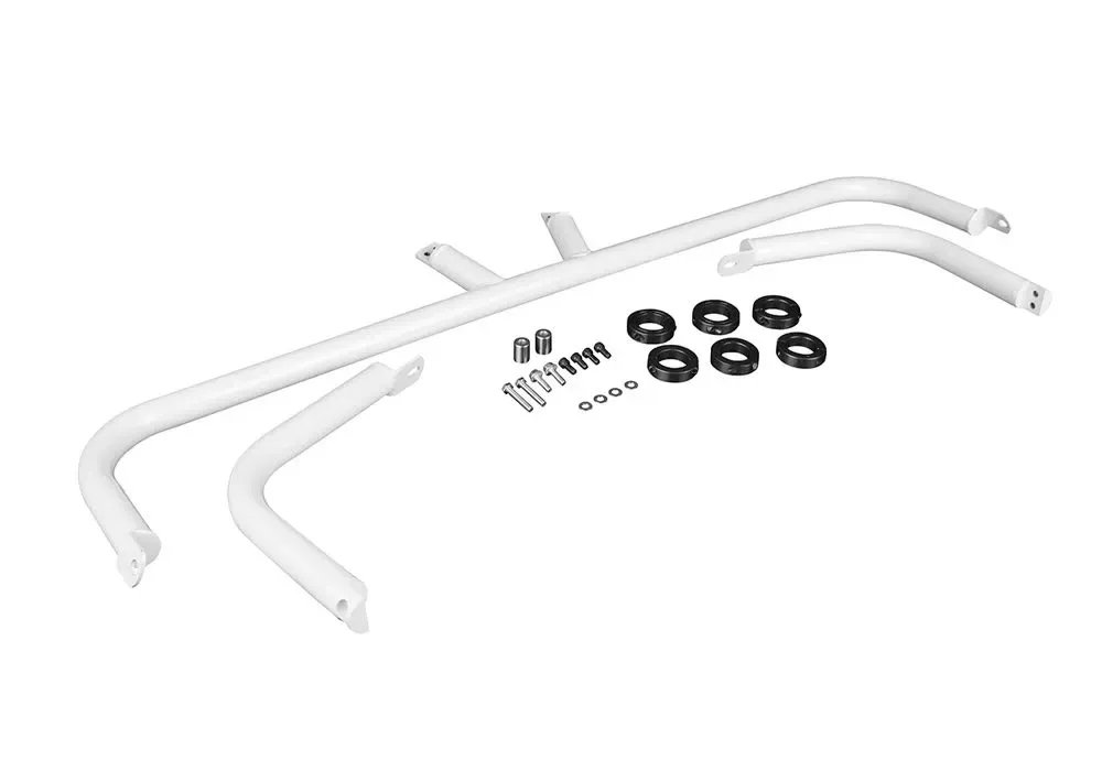 Braum Racing Harness Bar - White Nissan 370Z 2008+ - BRHB-37WG