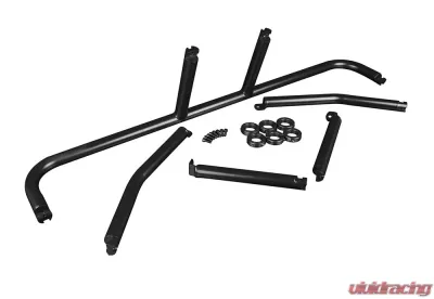 Braum Racing Harness Bar - Black Ford Mustang 2015-2022 - BRHB-53BM