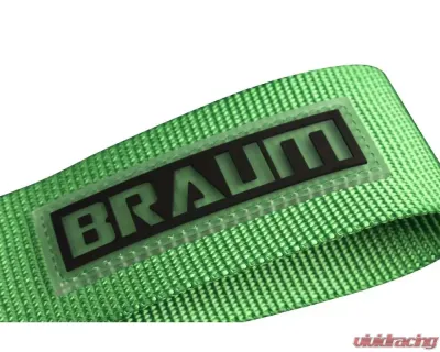 Braum Racing Green Tow Strap Kit - BRTS-GRN