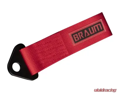 Braum Racing Red Tow Strap Kit - BRTS-RED