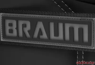 Braum Racing 4 Point 2" Racing Harness Black - BRH-BKP4