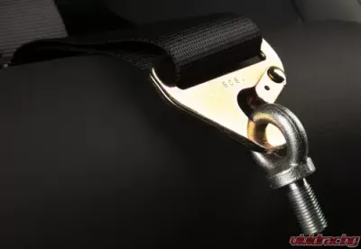 Braum Racing 4 Point 2" Racing Harness Black - BRH-BKP4