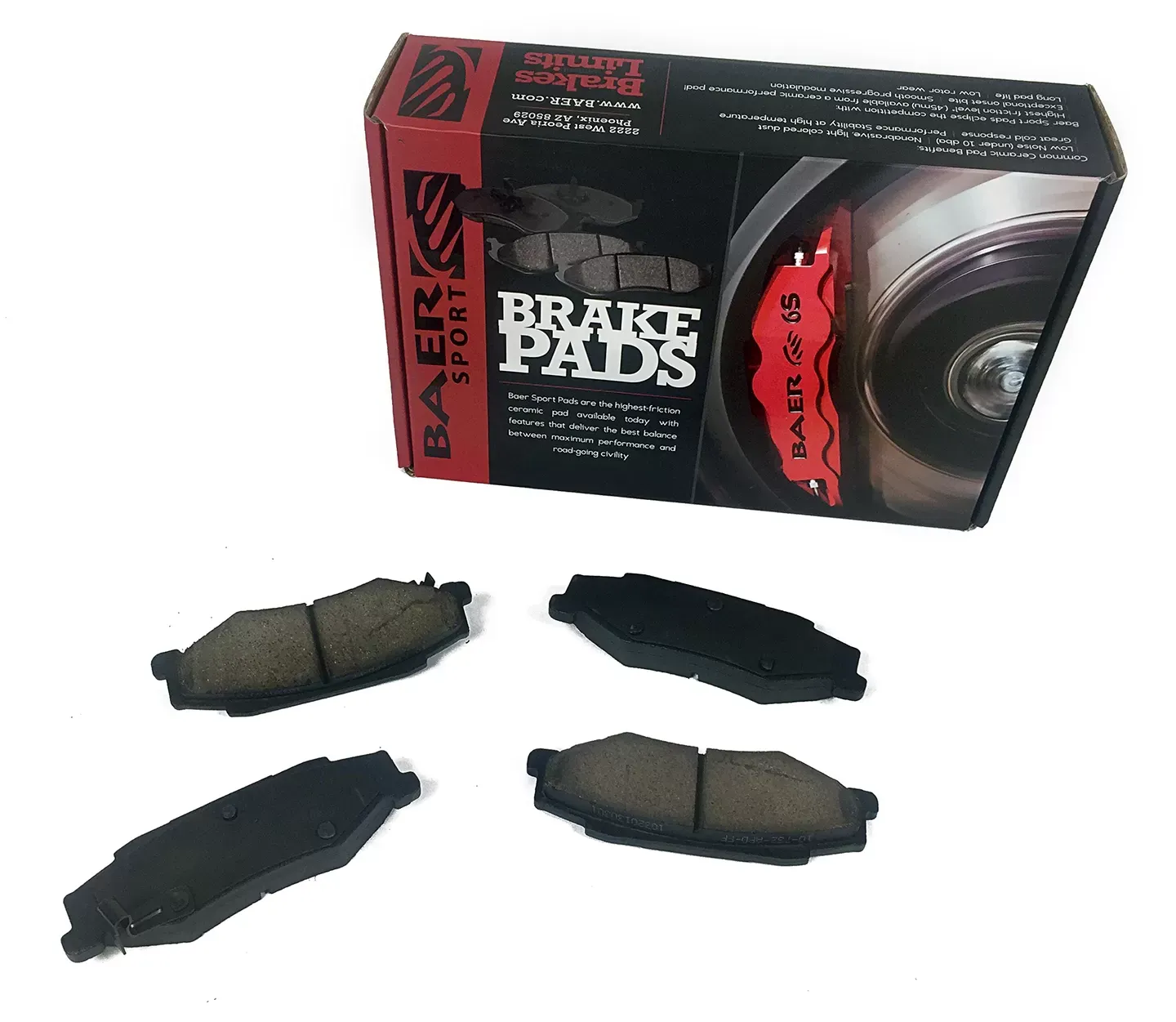 Baer Brakes Brake Pads Rear Cadillac XLR | Corvette 1997-2004 - D0732