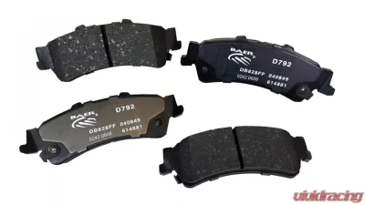 Baer Brakes Brake Pads Rear Cadillac Chevy GMC - D0792