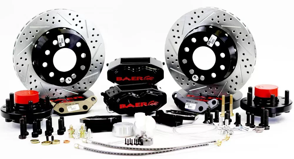 Baer Brakes Brake System 11 Inch Front SS4+ Black 70-74 Ford - 4261357B