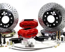 Baer Sport Baer Brakes 11 Inch Front SS4+ Brake System Red for 74-78 Mustang II