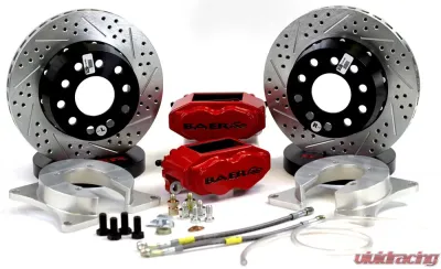 Baer Brakes Brake System 11 Inch Rear SS4+ No Park Brake Red Ford 9 Inch Torino Bearing - 4262325R