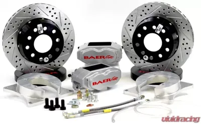 Baer Brakes Brake System 11 Inch Rear SS4+ No Park Brake Silver Ford 9 Inch Torino Bearing - 4262325S