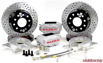 Baer Brakes Brake System 11 Inch Rear SS4+ Deep Stage Clear Ford 8.8 Inch C Clip - 4262668C