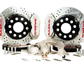 Baer Brakes Brake System 11 Inch Rear SS4+ Deep Stage 4-Caliper Clear GM 10/12 Bolt