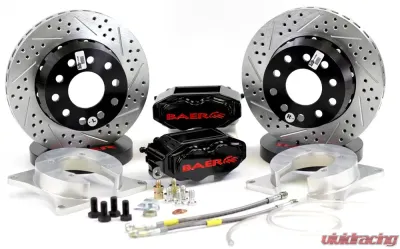 Baer Brakes Brake System 11 Inch Rear SS4+ No Park Brake Black Ford 9 Inch - 4262689B