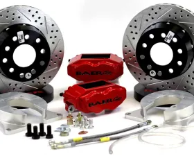 Baer Brakes Brake System 11 Inch Rear SS4+ No Park Brake Red Ford 9 Inch