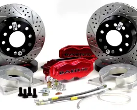 Baer Brakes Brake System 11 Inch Rear SS4+ Deep Stage Fire Red Ford 8.8 Inch