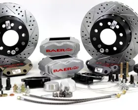 Baer Sport Brake System SS4+ 11 Inch Front Silver for 1978-1987 GM G-Body No Spindles