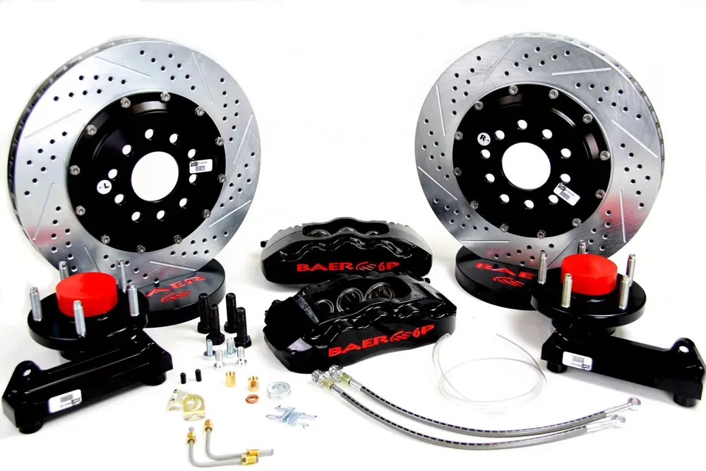 Baer Brakes 14 Inch Front Pro+ Black Brake System Mopar | Dodge | Plymouth E and B Body 1970-1972 - 4141040B