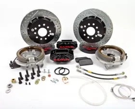 Baer Sport Baer Brakes 13 Inch Rear SS4+ Brake System with Park Brake Black Mopar