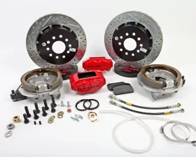 Baer Sport Baer Brakes 13 Inch Rear SS4+ Brake System with Park Brake Red for Mopar