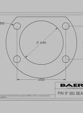 Baer Brakes Brake System 11.65 Inch Rear IronSport with Park Brake (NON-Staggered Shocks) Ford 9 Inch                                     - 4262107 - Image 4