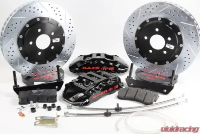 Baer Brakes Brake System 14 Inch Front Extreme+ Black 05-12 GM C6 Y Body - 4301115B