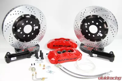 Baer Brakes Brake System 13 Inch Front Pro+ Red 93-02 GM F Body 98-02 OE Spindle Not Included - 4301332R
