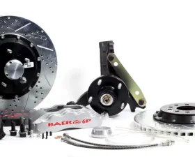 Baer Brakes Brake System 13 Inch Front Pro+ Silver 82-92 GM F Body Modified Stock Spindles