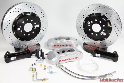 Baer Brakes Brake System 14 Inch Front Pro+ Silver 06-08 Pontiac G8 - 4301366S