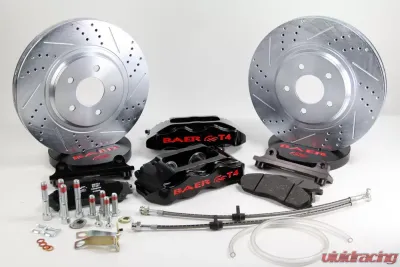 Baer Brakes Brake System 13 Inch Front Track4 Black 93-02 Camaro 98-02 OE Spindle Not Included - 4301396B