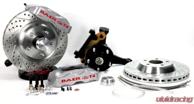 Baer Brakes Brake System 13 Inch Front Track4 Silver 82-92 GM F Body Modified Stock Spindle - 4301403S