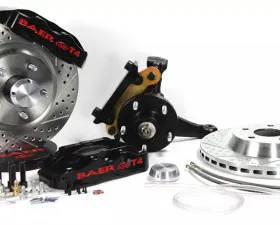 Baer Sport Brake System 13 Inch Front Track4 Black for 78-87 GM G-Body Spindles