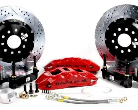 Baer Sport Brake System 14 Inch Front Extreme+ Red for 1965-1966 Ford Mustang/RideTech