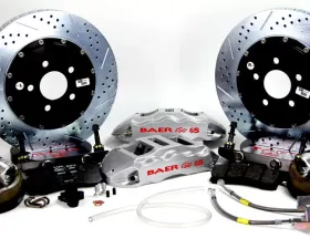 Baer Sport Baer Brakes 14 Inch Rear Extreme+ Brake System Silver for GM 10/12 Bolt Axles
