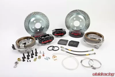 Baer Brakes Brake System 12 Inch Rear SS4 with Park Brake Black 64-72 GM A Body 10 or 12 Bolt C Clip Rear End Only - 4302308B