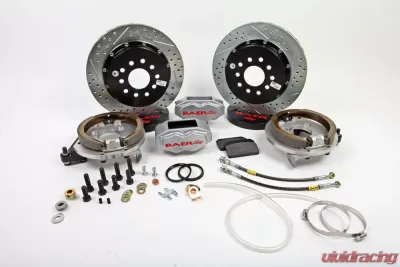 Baer Brakes Brake System 12 Inch Rear SS4 with Park Brake Black 78-87 GM G Body Stock 10 Bolt Rear - 4302337B