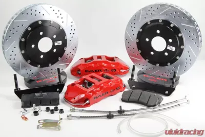 Baer Brakes Brake System 14 Inch Rear Extreme+ with Park Brake Red 06-08 Pontiac G8 - 4302433R