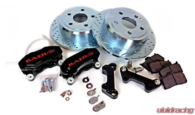 Baer Brakes Brake System 12 Inch Rear SS4 with Park Brake Black 07-Pres Wrangler JK - 4402000B
